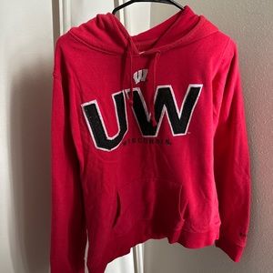 Wisconsin Badgers UW Hoodie Red